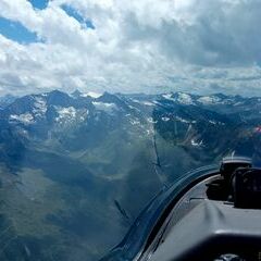 Flugwegposition um 12:32:00: Aufgenommen in der Nähe von 39013 Moos in Passeier, Autonome Provinz Bozen - Südtirol, Italien in 3054 Meter